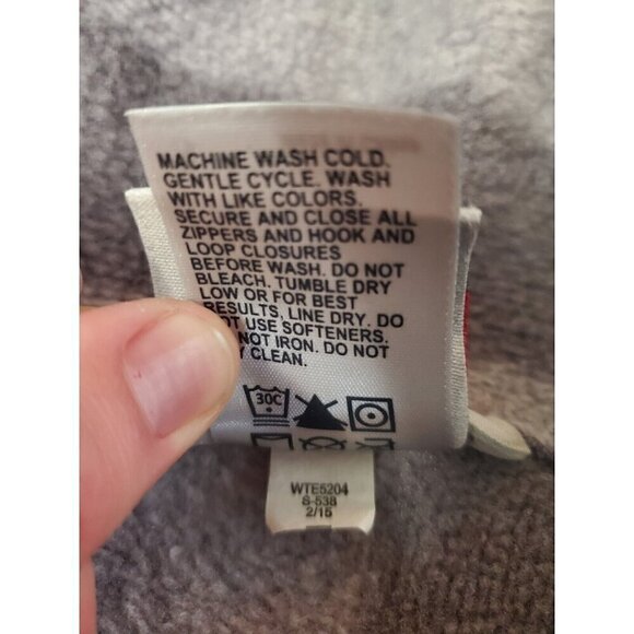 Avalanche Woman's 1/4 Zip Pullover Sweater Size Small Hooded Teal Gray Stripes - Picture 9 of 12